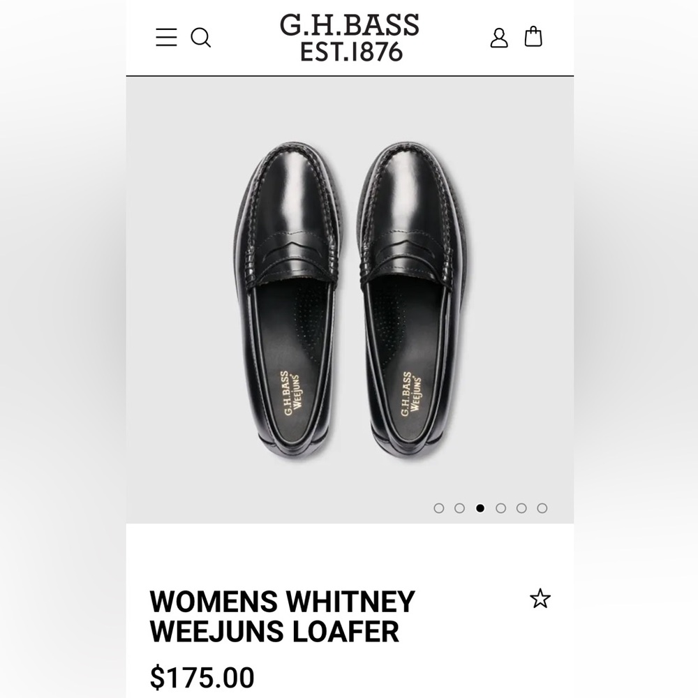 GH BASS | Weejun Whitney Loafer | Black